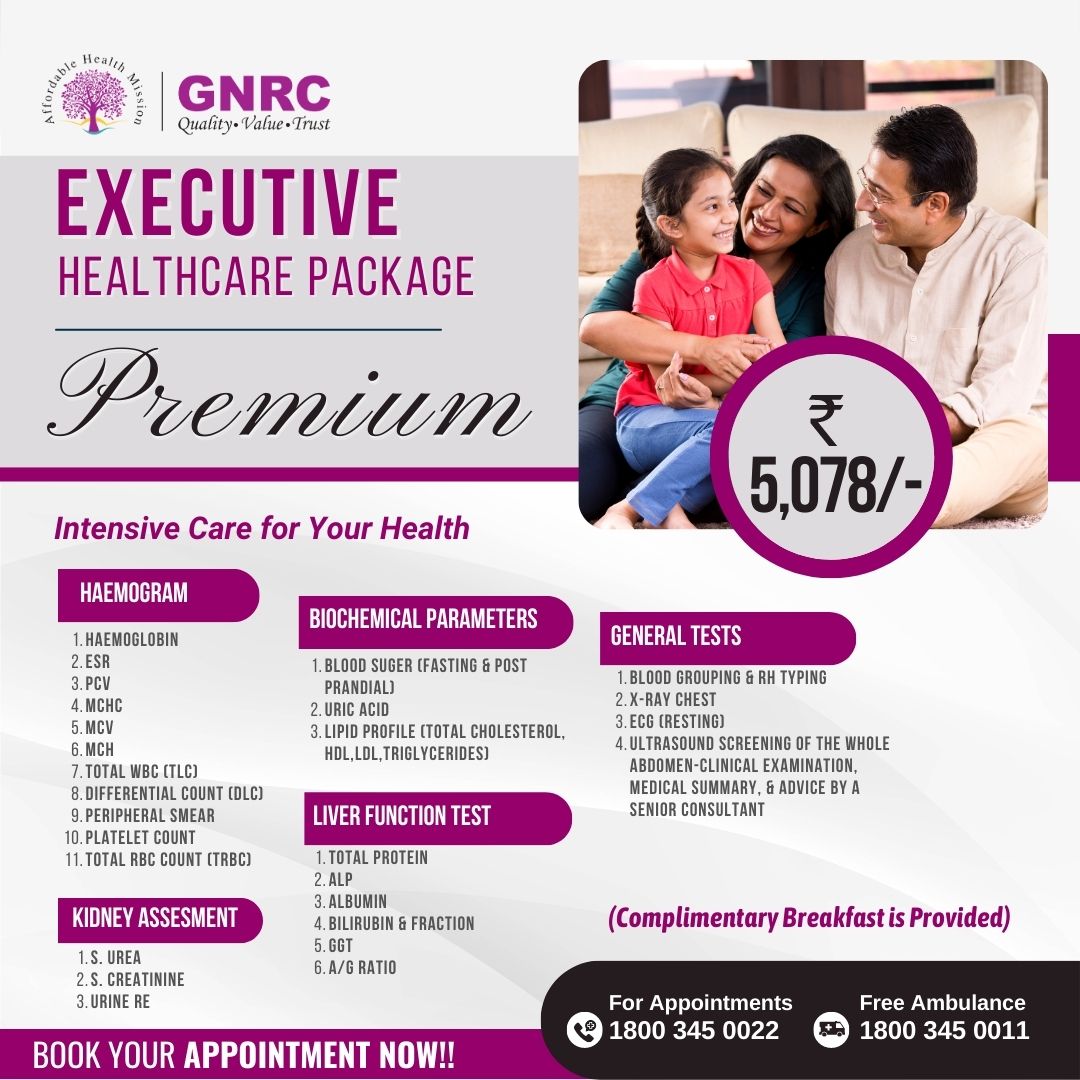 GNRC Health checkup package-premium