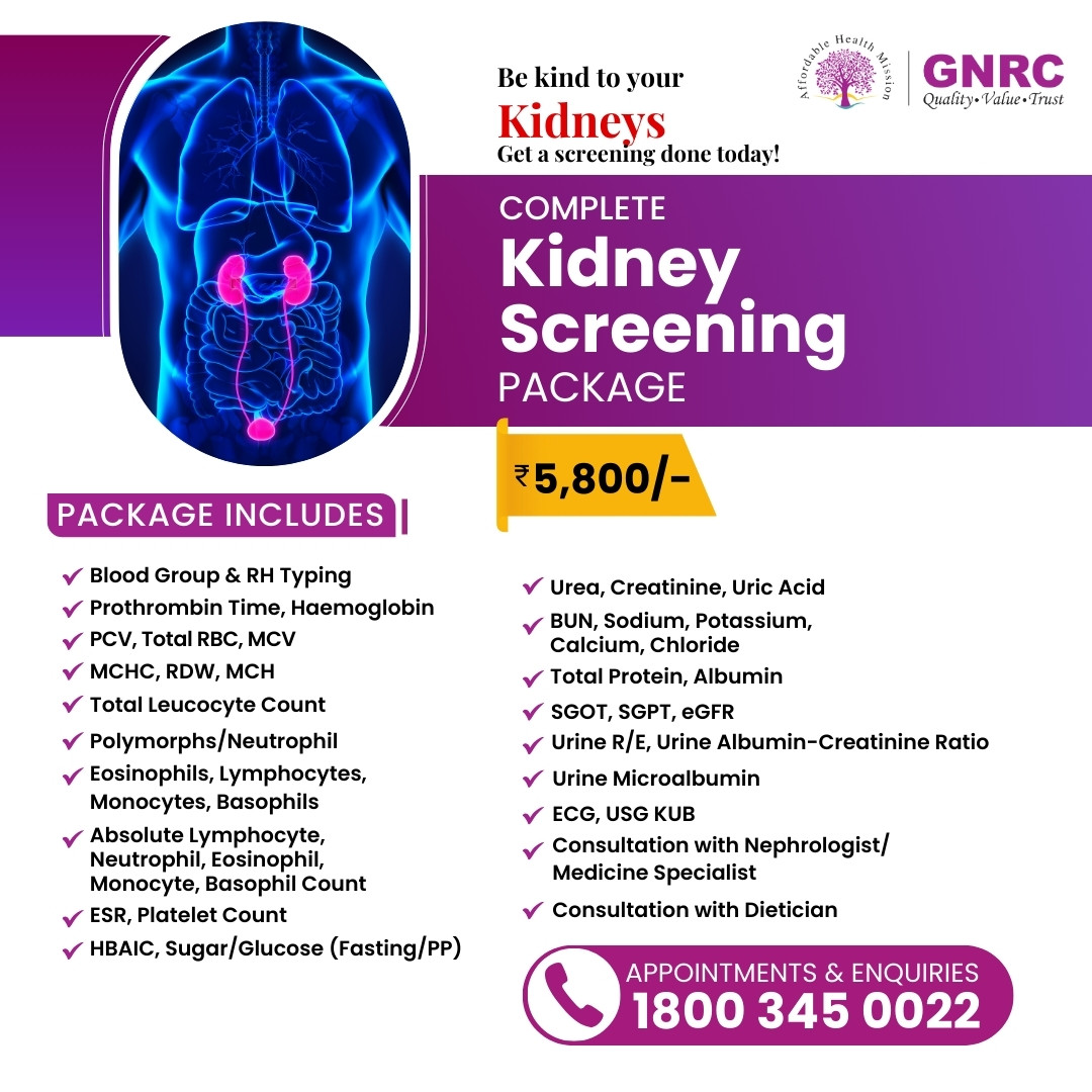 GNRC Master Health Checkup-Complete Kidney Screening