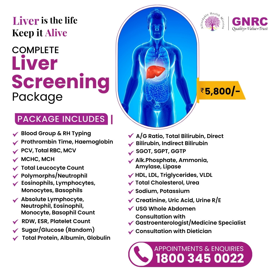 GNRC Master Health Checkup- Complete Liver Screening